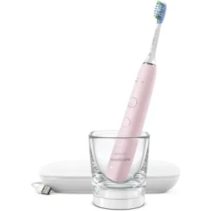 Philips Sonicare 9000 DiamondClean HX9911/29 brosse à dents électrique sonique avec verre de charge Pink 1 pcs