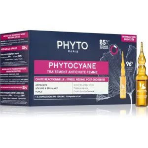 Phyto Phytocyane Women Treatment traitement pour la croissance et contre la chute des cheveux 12x5 ml