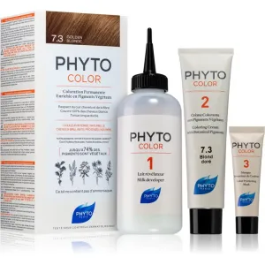 Phyto Color coloration cheveux sans ammoniaque teinte 7.3 Golden Blonde