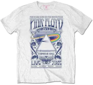Pink Floyd T-shirt Carnegie Hall Poster White L