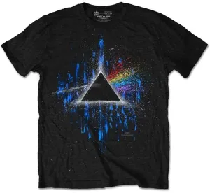 Pink Floyd T-shirt Dark Side of the Moon Blue Splatter Blue L