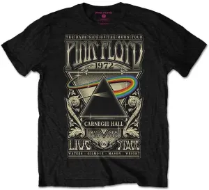 Pink Floyd T-shirt Unisex Carnegie Hall Poster S Noir