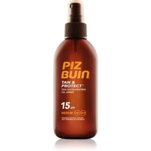 Piz Buin Tan & Protect huile protectrice accélérateur de bronzage SPF 15 150 ml