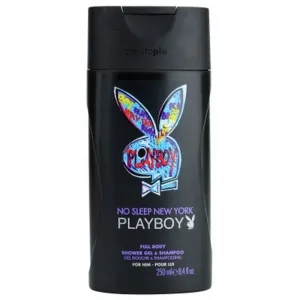 Playboy No Sleep New York gel de douche et shampoing 2 en 1 pour homme 250 ml