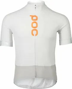 POC Essential Road Logo Jersey Hydrogen White/Granite Grey XL Maillot