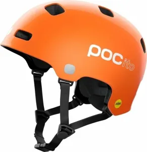 POC POCito Crane MIPS Fluorescent Orange 51-54 Casque de vélo enfant