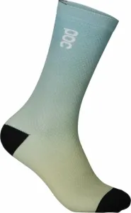 POC Essential Print Sock Gradient Mineral Blue L Chaussettes de cyclisme
