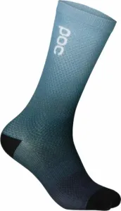 POC Essential Print Sock Gradient Turmaline Navy L Chaussettes de cyclisme