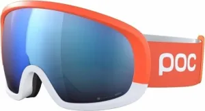 POC Fovea Race Zink Orange/Hydrogen White/Partly Sunny Blue Masques de ski