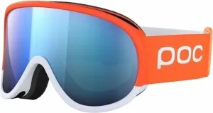 POC Retina Mid Race Zink Orange/Hydrogen White/Partly Sunny Blue Masques de ski