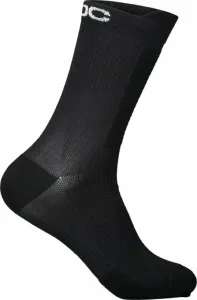 POC Lithe MTB Mid Sock Uranium Black L Chaussettes de cyclisme
