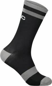 POC Lure MTB Sock Long Uranium Black/Granite Grey S Chaussettes de cyclisme
