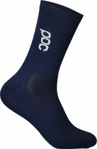 POC Soleus Lite Mid Sock Turmaline Navy L Chaussettes de cyclisme