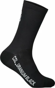 POC Vivify Sock Long Uranium Black L Chaussettes de cyclisme