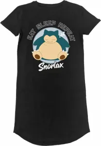 Pokémon T-shirt Sleeping Snorlax Ladies Black M