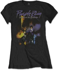 Prince T-shirt Purple Rain Black L