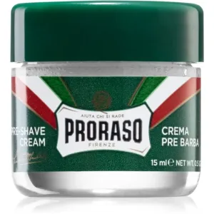 Proraso Green crème avant-rasage de voyage pour homme 15 ml