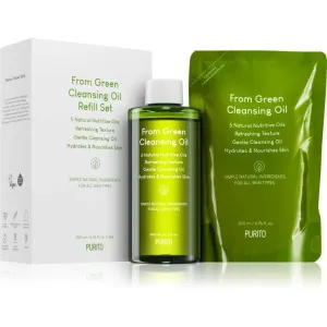 Purito From Green huile nettoyante visage + recharge 2x200 ml