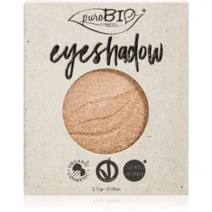 puroBIO Cosmetics Compact Eyeshadows fard à paupières recharge teinte 01 Sparkling Wine 2,5 g