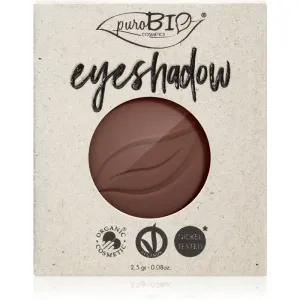 puroBIO Cosmetics Compact Eyeshadows fard à paupières recharge teinte 03 Brown 2,5 g