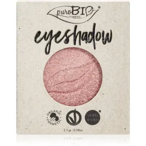 puroBIO Cosmetics Compact Eyeshadows fard à paupières recharge teinte 25 Pink 2,5 g