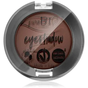 puroBIO Cosmetics Compact Eyeshadows fard à paupières teinte 03 Brown 2,5 g