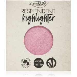 puroBIO Cosmetics Resplendent Highlighter enlumineur crème recharge teinte 02 Pink 9 g
