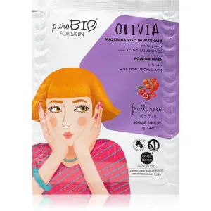 puroBIO Cosmetics Olivia Red Fruits masque peel-off en poudre 13 g