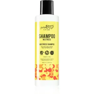 puroBIO Cosmetics No Stress shampoing fortifiant 200 ml