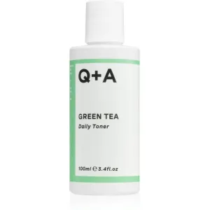 Q+A Green Tea lotion tonique visage au thé vert 100 ml