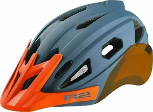 R2 Wheelie Helmet Petrol Blue/Neon Orange M Casque de vélo enfant