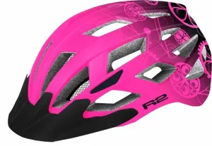 R2 Lumen Junior Helmet Pink/Black S Casque de vélo enfant