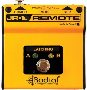 Radial JR1-L Latching Remote Pédalier pour ampli guitare