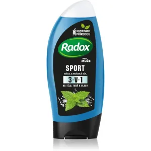 Radox Men Feel Sporty gel de douche et shampoing 2 en 1 Watermint & Sea Minerals 250 ml