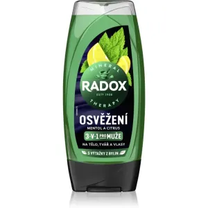 Radox Men Feel Strong gel de douche et shampoing 2 en 1 Mint & Tea Tree 225 ml #695469