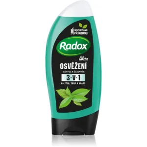 Radox Men Feel Strong gel de douche et shampoing 2 en 1 Mint & Tea Tree 225 ml #136816