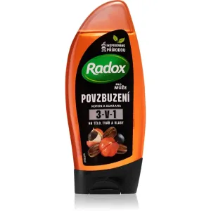 Radox Men Invigorating gel de douche pour homme 3 en 1 225 ml