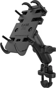 Ram Mounts Quick-Grip Phone Mount with Handlebar U-Bolt Base Housse, Etui moto smartphone / GPS