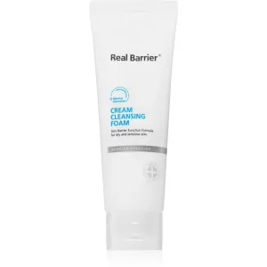 Real Barrier Barrier Solution Cleansing crème mousse nettoyante pour peaux sensibles et sèches 120 ml
