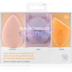 Real Techniques Sponge+ Glow Radiance set d'applicateurs(pour un look parfait)