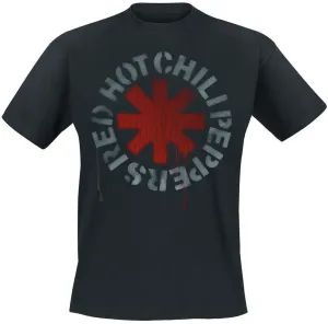 Red Hot Chili Peppers T-shirt Stencil Unisex Black M