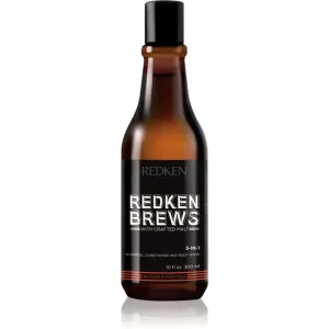 Redken Brews 3 en 1 : shampoing, après-shampoing et gel douche 300 ml #111915