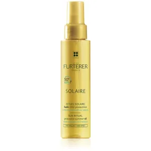 René Furterer Solaire huile protectrice pour cheveux exposés au chlore, au soleil et à l'eau salée 100 ml #172044