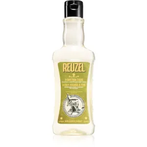 Reuzel Tea Tree 3 en 1 : shampoing, après-shampoing et gel douche pour homme 350 ml #122330