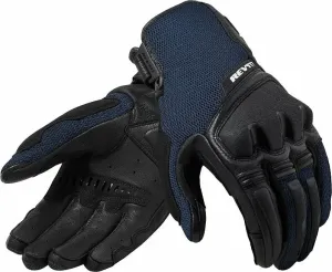 Rev'it! Gloves Duty Black/Blue 2XL Gants de moto #64657