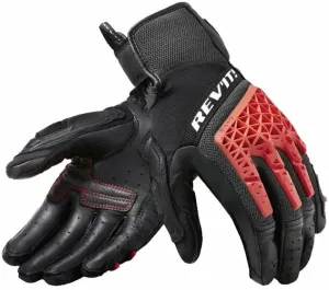 Rev'it! Gloves Sand 4 Black/Red 2XL Gants de moto