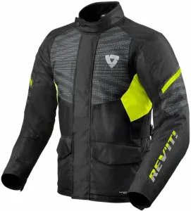 Rev'it! Jacket Duke H2O Black/Neon Yellow L Blouson textile