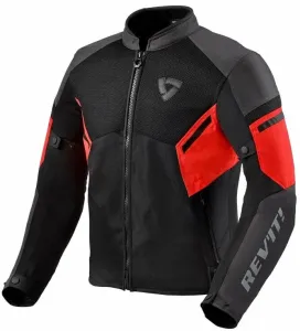 Rev'it! Jacket GT-R Air 3 Black/Neon Red 3XL Blouson textile