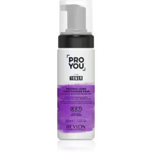 Revlon Professional Pro You The Toner après-shampoing hydratant qui neutralise les tons jaunes pour cheveux blonds et gris 165 ml