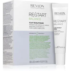 Revlon Professional Re/Start Balance masque à l'argile pour cuir chevelu 10x15 ml